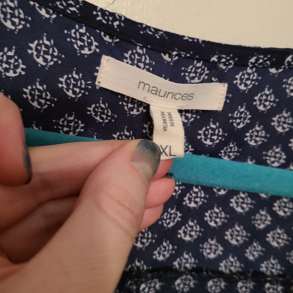 Patterned blouse - Picture 2 of 2